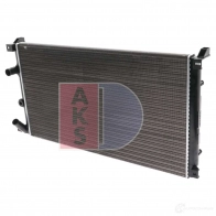 Радиатор охлаждения двигателя AKS DASIS 871198 181750n 98I C3 4044455196884 - Изображение 2