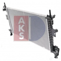 Радиатор охлаждения двигателя AKS DASIS B 7P7Y9Y 4044455540045 868090 090115n - Изображение 10