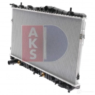 Радиатор охлаждения двигателя AKS DASIS 4044455209959 520085n 874663 23NYS1 W - Изображение 2