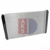 Радиатор охлаждения двигателя AKS DASIS 210159n 4044455018230 13S LESU 871620 - Изображение 8