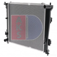 Радиатор охлаждения двигателя AKS DASIS 560033n ZJ EAB 4044455444565 874959