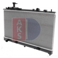 Радиатор охлаждения двигателя AKS DASIS 868662 R GRTEKE 110038n 4044455206330 - Изображение 2