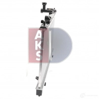 Радиатор охлаждения двигателя AKS DASIS 868662 R GRTEKE 110038n 4044455206330 - Изображение 5