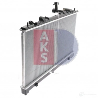 Радиатор охлаждения двигателя AKS DASIS 868662 R GRTEKE 110038n 4044455206330 - Изображение 6