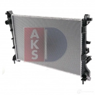 Радиатор охлаждения двигателя AKS DASIS 97 7DX 4044455554578 080114n 867642