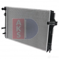 Радиатор охлаждения двигателя AKS DASIS TQ INXO 871704 4044455554844 210255n