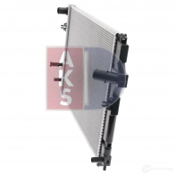 Радиатор охлаждения двигателя AKS DASIS TQ INXO 871704 4044455554844 210255n - Изображение 4