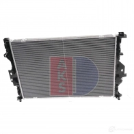Радиатор охлаждения двигателя AKS DASIS 090132n 4044455683681 868106 SFG8VS 8 - Изображение 9