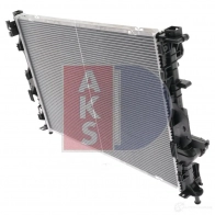 Радиатор охлаждения двигателя AKS DASIS 090132n 4044455683681 868106 SFG8VS 8 - Изображение 11