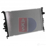 Радиатор охлаждения двигателя AKS DASIS 090132n 4044455683681 868106 SFG8VS 8 - Изображение 16