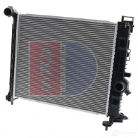 Радиатор охлаждения двигателя AKS DASIS 870190 150108n R0JW 0RE 4044455500483