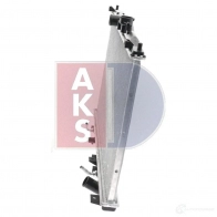 Радиатор охлаждения двигателя AKS DASIS 868532 101280n 67AM 7M 4044455196334 - Изображение 4