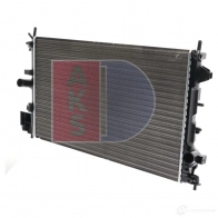 Радиатор охлаждения двигателя AKS DASIS 150072n 870154 4DV MFVE 4044455446088