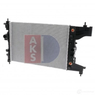 Радиатор охлаждения двигателя AKS DASIS 4044455462453 3I 4HA1P 150102n 870184