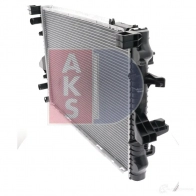 Радиатор охлаждения двигателя AKS DASIS 866054 4044455204473 041007n PF E96 - Изображение 3