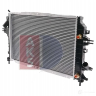 Радиатор охлаждения двигателя AKS DASIS 150024n 4044455453109 XY MF6XZ 870114 - Изображение 3