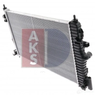 Радиатор охлаждения двигателя AKS DASIS JZ OYS70 870181 4044455462422 150099n - Изображение 11