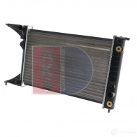 Радиатор охлаждения двигателя AKS DASIS A6D4F EU 151130n 870287 4044455182306