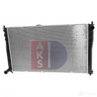 Радиатор охлаждения двигателя AKS DASIS 510090n 4044455197065 874255 ECB0L I - Изображение 17