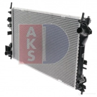 Радиатор охлаждения двигателя AKS DASIS 150069n 4044455210672 F1BI H 870151 - Изображение 3