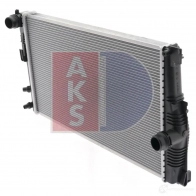 Радиатор охлаждения двигателя AKS DASIS 050084n 866489 4044455683087 7D LTJB - Изображение 3