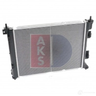 Радиатор охлаждения двигателя AKS DASIS 560142n 1437272161 RC V7D6K - Изображение 8