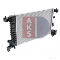 Радиатор охлаждения двигателя AKS DASIS D9T BV 4044455535119 874693 520123n - Изображение 7
