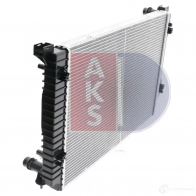 Радиатор охлаждения двигателя AKS DASIS 873866 480043n 4044455206101 KXD BC5W - Изображение 6