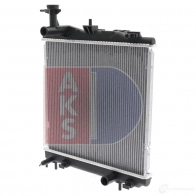 Радиатор охлаждения двигателя AKS DASIS TFI5 60Y 1424824425 4044455808930 140114n - Изображение 1