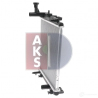Радиатор охлаждения двигателя AKS DASIS TFI5 60Y 1424824425 4044455808930 140114n - Изображение 4