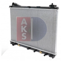 Радиатор охлаждения двигателя AKS DASIS 3JWE79 4 320044n 4044455458807 872819