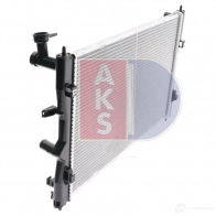 Радиатор охлаждения двигателя AKS DASIS 869920 140078n BORMW L1 4044455447290 - Изображение 6