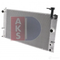 Радиатор охлаждения двигателя AKS DASIS 210224n 871675 A 00NKY 4044455462958