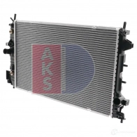 Радиатор охлаждения двигателя AKS DASIS WDK RMW 870156 150074n 4044455447412 - Изображение 2