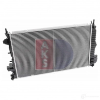 Радиатор охлаждения двигателя AKS DASIS WDK RMW 870156 150074n 4044455447412 - Изображение 8