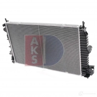 Радиатор охлаждения двигателя AKS DASIS WDK RMW 870156 150074n 4044455447412 - Изображение 10