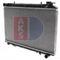 Радиатор охлаждения двигателя AKS DASIS 867300 4044455173199 XJ 08JMT 070230n