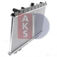 Радиатор охлаждения двигателя AKS DASIS 867196 XN SAEZU 4044455180920 070069n - Изображение 5