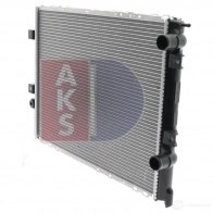 Радиатор охлаждения двигателя AKS DASIS 181780n FC HLO7 871200 4044455197164 - Изображение 3