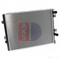 Радиатор охлаждения двигателя AKS DASIS 181780n FC HLO7 871200 4044455197164 - Изображение 16