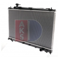 Радиатор охлаждения двигателя AKS DASIS 210121n 4044455208907 9 O6FK 871589