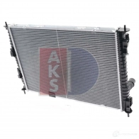 Радиатор охлаждения двигателя AKS DASIS 070182n JOCR 6H 867288 4044455587316 - Изображение 10