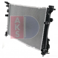 Радиатор охлаждения двигателя AKS DASIS 4044455552567 TQ 1L1 868978 120114n - Изображение 2
