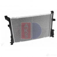 Радиатор охлаждения двигателя AKS DASIS 4044455552567 TQ 1L1 868978 120114n - Изображение 7