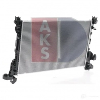 Радиатор охлаждения двигателя AKS DASIS 871094 4044455679271 80 1760 180107n - Изображение 7