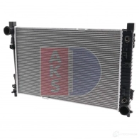 Радиатор охлаждения двигателя AKS DASIS 120003n 868915 Y1DSK TQ 4044455194897 - Изображение 18