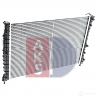 Радиатор охлаждения двигателя AKS DASIS 011001n 865823 F4U1H3 P 4044455205364 - Изображение 7