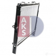 Радиатор охлаждения двигателя AKS DASIS 510061n JKE LUM 4044455208037 874227 - Изображение 5