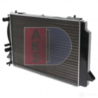 Радиатор охлаждения двигателя AKS DASIS 4044455191650 Audi 80 (B4, 8C5) 4 Универсал 1.9 Td 75 л.с. 1991 – 1994 481420n 6 YXTN3