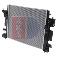 Радиатор охлаждения двигателя AKS DASIS 1210872927 Q AKJVW0 120126n 4044455756033 - Изображение 2